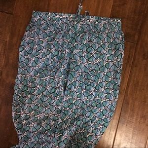 Jcrew botanical “pajama” style pants
